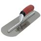 MARSHALLTOWN 13527 20 in. x 4 in. Curved Handle Carbon Steel Fully Round Finishing Trowel