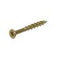 DuraDrive #8 x 2-1/2 in. Yellow Zinc Coated Flat Head Square Drive Flooring Screws (2,500-Box)