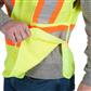 DuraDrive Men's Hi-Vis Class 2 Level 2 Tear-Away Safety Vest with Pockets