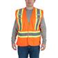 DuraDrive Men's Hi-Vis Class 2 Level 2 Tear-Away Safety Vest with Pockets