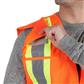 DuraDrive Men's Hi-Vis Class 2 Level 2 Tear-Away Safety Vest with Pockets