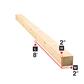 2 in. x 2 in. x 8 ft. Spruce Lumber