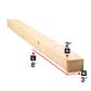 2 in. x 3 in. x 8 ft. Spruce Lumber