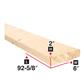 2 in. x 6 in. x 92-5/8 in. Spruce Lumber