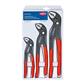 Knipex 00 20 06 US1 Self-Locking Cobra Water Pump Pliers Set (3-Piece)