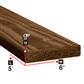 1 in. x 6 in. x 5 ft. Brown Pressure Treated Lumber