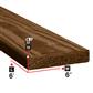 1 in. x 6 in. x 6 ft. Brown Pressure Treated Lumber