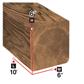 6 in. x 6 in. x 10 ft. Brown Pressure Treated Lumber