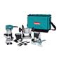 Makita RT0701CX8 6.5 Amp 1-1/4 HP 1/4 in. - 3/8 in. Compact Router/Trimmer Kit