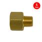 DuraDrive P6125 3/8 in. Female x 1/4 in. Male Brass Coupler Air Hose Fitting (5-Pack)