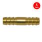 DuraDrive P335 3/8 in. Brass Mender Coupler Air Hose Fitting (5-Pack)