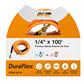 DuraDrive DYPA14100F 1/4 in. x 100 ft. Hybrid Polymer Air Hose with Swivel Fitting