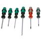 Wera 05347778001 334/368/6 Kraftform Plus Screwdriver Set with Rack (6-Piece)