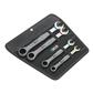 Wera 05073290001 Joker SB Metric Ratcheting Combination Wrench Set (4-Piece)