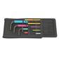 Wera 05022639001 950/9 SPKL BlackLaser Multicolour Imperial Hex-Plus L-Key Set (9-Piece)