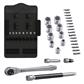 Wera 05004048001 8100 SB 8 Zyklop 3/8 in. Drive Switch Lever Metric Metal Ratchet Set (29-Piece)