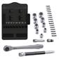 Wera 05004051001 8100 SB 11 Zyklop 3/8 in. Drive Switch Lever Imperial Metal Ratchet Set (29-Piece)