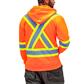 DuraDrive Men's 4 in. Hi-Vis Reflective Stripes Hooded Jacket