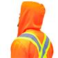 DuraDrive Men's 4 in. Hi-Vis Reflective Stripes Hooded Jacket