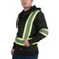 DuraDrive Men's 4 in. Hi-Vis Reflective Stripes Hooded Jacket