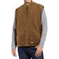 DuraDrive Men's Sherpa Lined Canvas Duck Vest