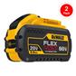 DEWALT DCB609-2 FLEXVOLT 20-Volt/60-Volt 9.0-Ah MAX Lithium-Ion Battery (2-Pack)