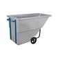 Kleton MN981 5/8 cu. yd. Grey Polyethylene Dumpster Tilt Truck