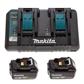 Makita Y-00359 2 x 18-Volt Lithium-Ion 5.0 Ah Battery and Dual Port Charger Kit