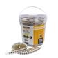 DuraDrive #8 x 1-3/4 in. Yellow Zinc Coated Flat Head Square Drive Coarse Thread Collated Flooring Screws (1,000-Pail)