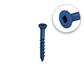 DuraDrive 3/16 in. x 2-3/4 in. Blue Ruspert Coated Flat Head Square Drive Concrete Screw (100-Pack)