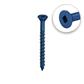 DuraDrive 1/4 in. x 4 in. Blue Ruspert Coated Flat Head Square Drive Concrete Screw (50-Pack)