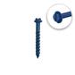 DuraDrive 3/16 in. x 3-1/4 in. Blue Ruspert Coated Hex Washer Head Slot Drive Concrete Screw (100-Pack)