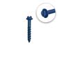 DuraDrive 1/4 in. x 2-3/4 in. Blue Ruspert Coated Hex Washer Head Slot Drive Concrete Screw (100-Pack)