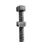 SureBuilt SBCRB1224WN 1/2 In. X 24 In. Adjustable Coil Bolt with Running Nut (25-Pack)
