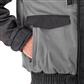 DuraDrive Men's TRADESMAN Grey and Black Two Tone Hooded Jacket