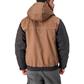 DuraDrive Men's TRADESMAN Timber and Black Two Tone Hooded Jacket