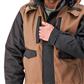 DuraDrive Men's TRADESMAN Timber and Black Two Tone Hooded Jacket