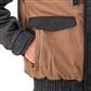 DuraDrive Men's TRADESMAN Timber and Black Two Tone Hooded Jacket