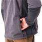 DuraDrive Men's Charcoal Fleece Jacket