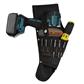 BOSSA Black Ballistic Poly Heavy-Duty Hammer Drill Right Holster with Bit Slots