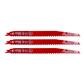 Freud Diablo DS1203CP3 Demo Demon 12 in. 3-TPI Carbide-Tipped Pruning and Clean Wood Cutting Reciprocating Saw Blade (3-Pack)