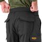 DuraDrive Men's Black Fleece Lined Double Knee Utility Work Pants