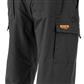 DuraDrive Men's Black Fleece Lined Double Knee Utility Work Pants