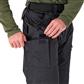 DuraDrive Men's Black Fleece Lined Double Knee Utility Work Pants