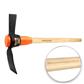 DuraDrive 36 in. 5 lb. Hickory Handle Forged Steel Head Cutter Mattock