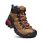 KEEN 1020096 Men's CSA 6 in. Brown/Red Hamilton Carbon Fibre Toe Waterproof Safety Work Boots