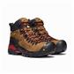 KEEN 1020096 Men's CSA 6 in. Brown/Red Hamilton Carbon Fibre Toe Waterproof Safety Work Boots