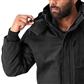 DuraDrive Men's Black Insulated Canvas Hooded Work Jacket