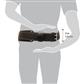 BOSSA 3 in. Dark Brown 2-Prong Top Grain Leather Wide Support Work Belt