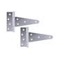 Canaropa 6 in. Steel Zinc Plated Heavy-Duty Tee Hinge with Fixed Pin (2-Pack)